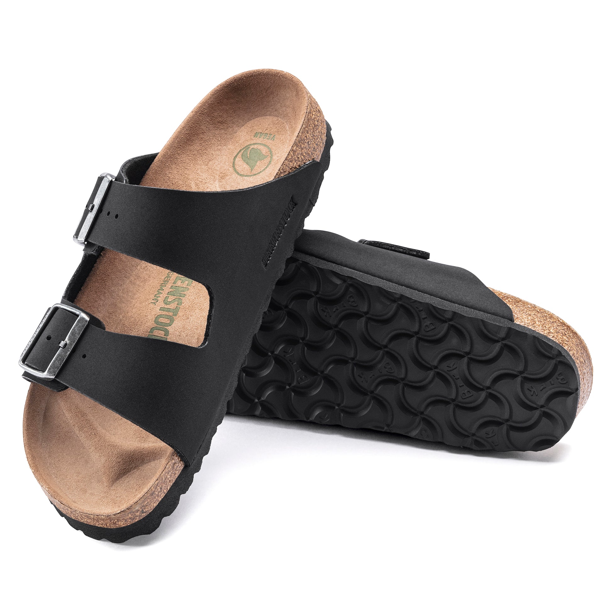 Birkenstock Arizona Vegan Black BirkiBuc Regular - 1019115 | Blue Heeler Boots