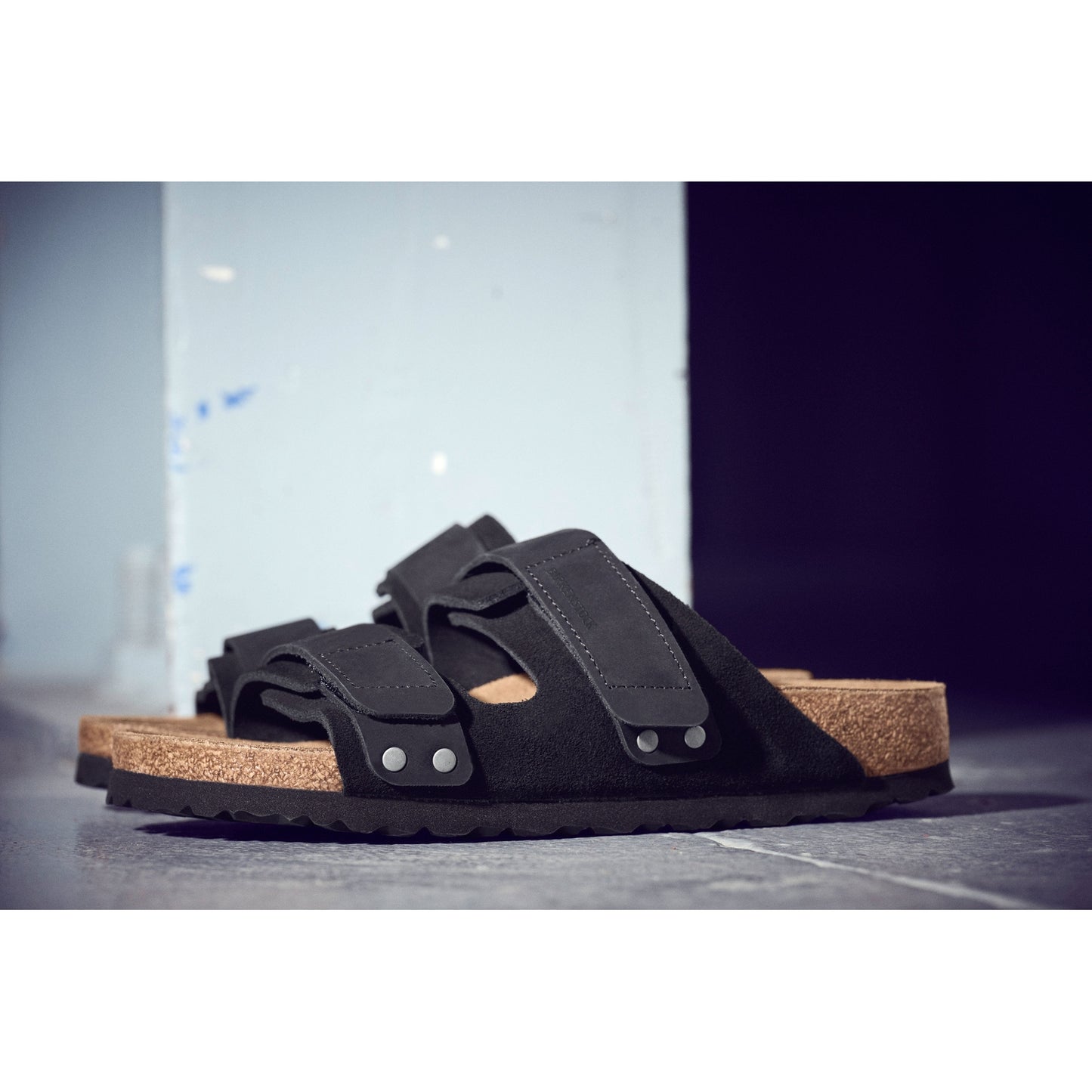 Birkenstock Uji Black Suede/Nubuck Leather Regular - 1024810 | Blue Heeler Boots