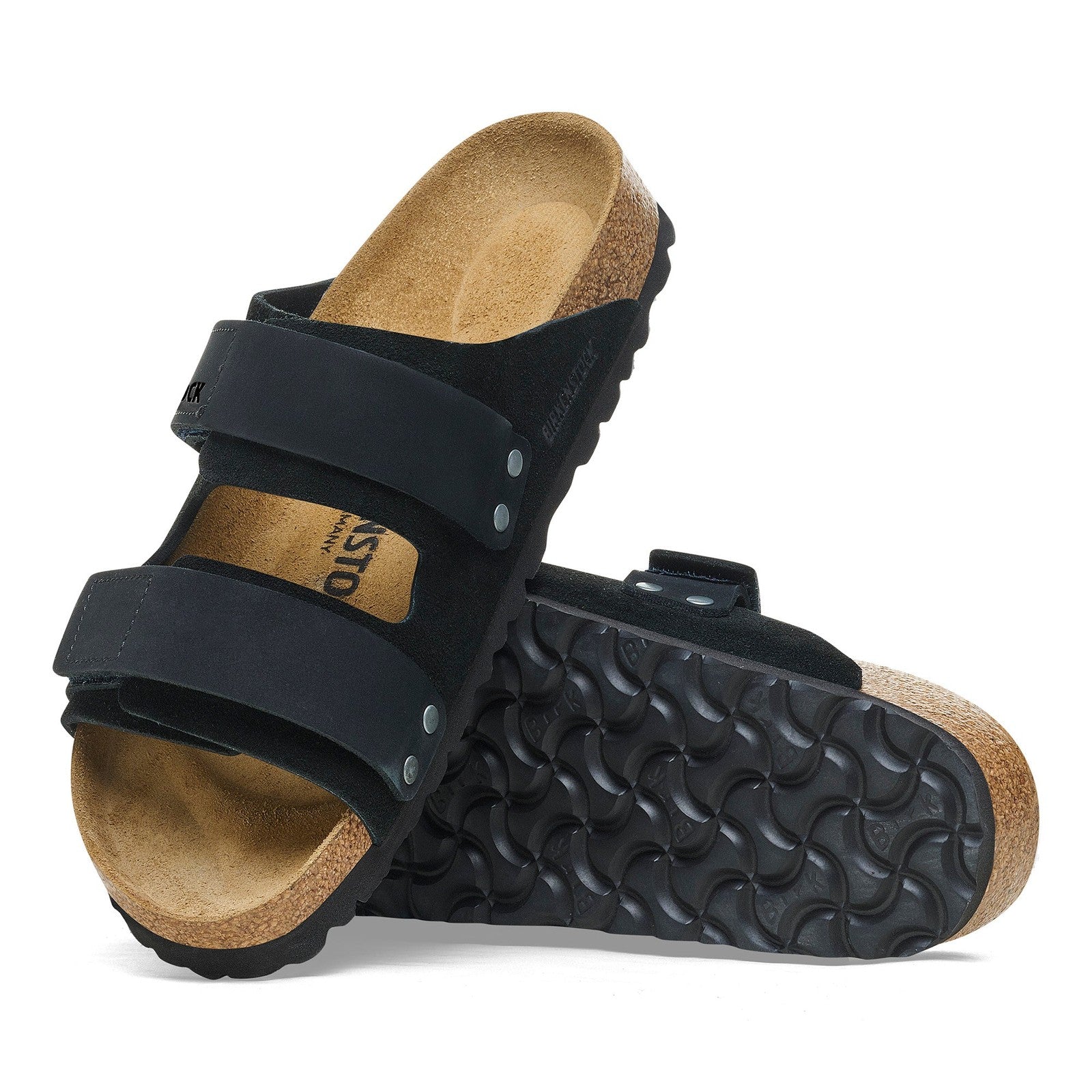 Birkenstock Uji Black Suede/Nubuck Leather Regular - 1024810 | Blue Heeler Boots