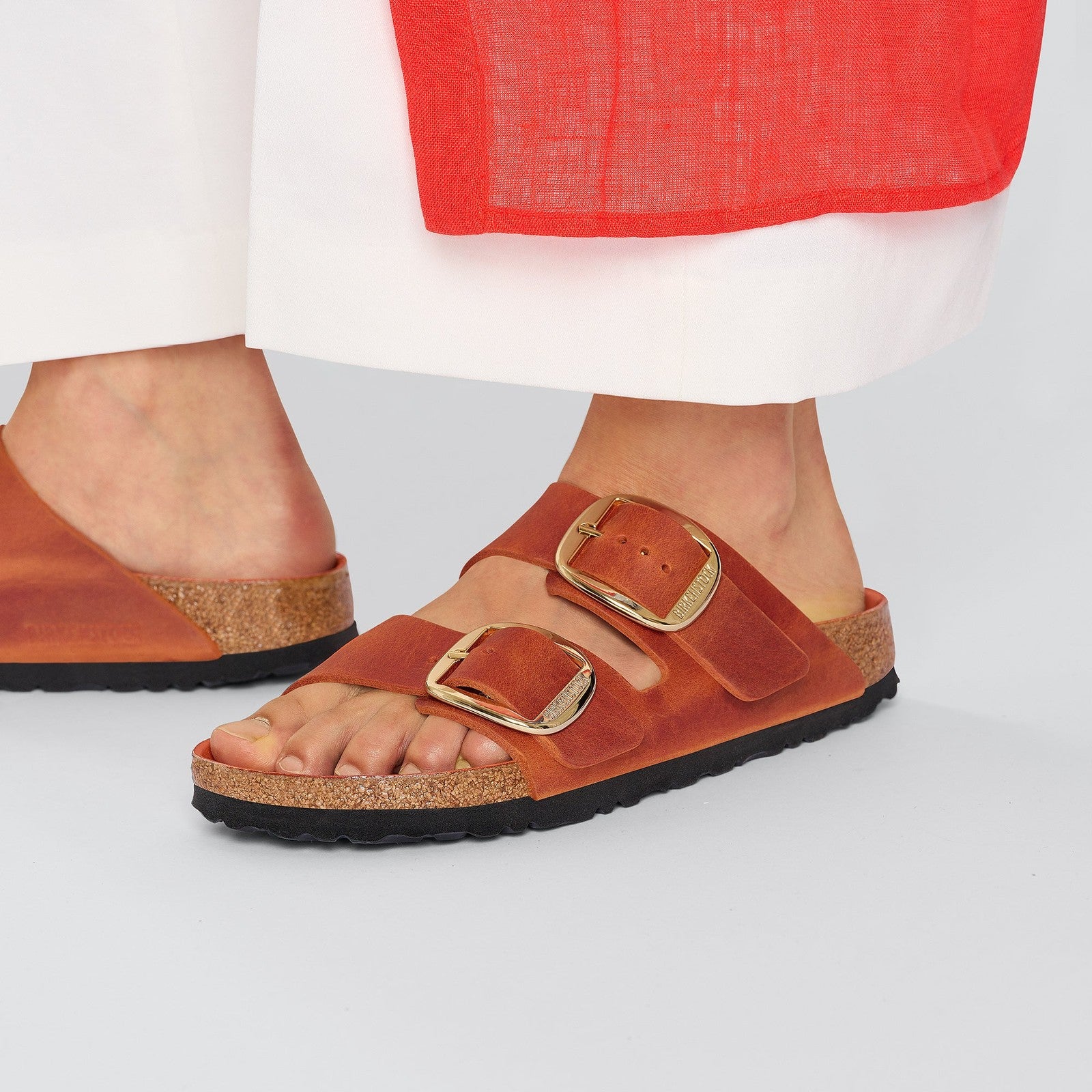 Birkenstock Arizona Big Buckle Burnt Orange Oiled Leather Regular - 1026609 | Blue Heeler Boots