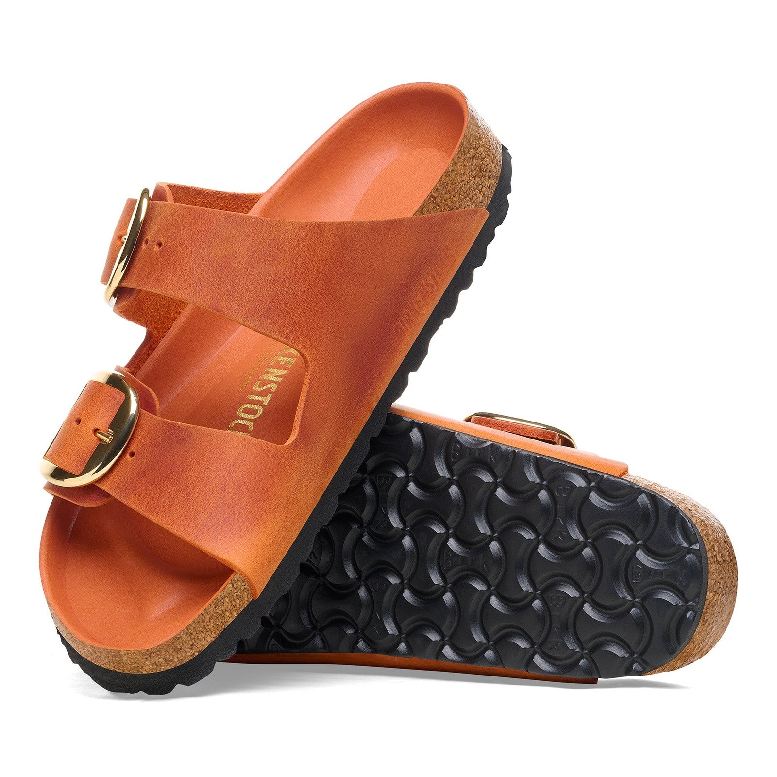 Birkenstock Arizona Big Buckle Burnt Orange Oiled Leather Regular - 1026609 | Blue Heeler Boots