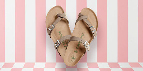 Birkenstock Mayari Vegan Grey Taupe Synthetic Regular - 1026702 | Blue Heeler Boots