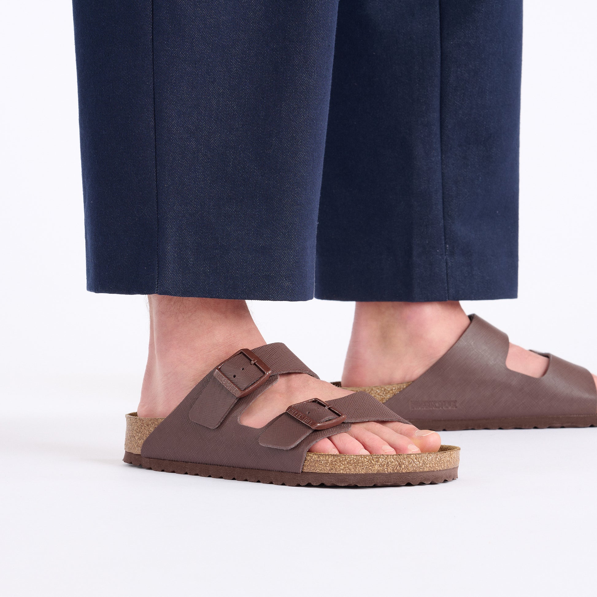 Birkenstock Arizona Saffiano Roast Birko-Flor Regular - 1028133 | Blue Heeler Boots