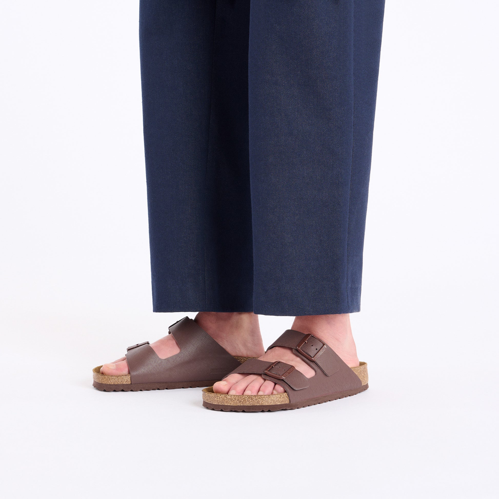 Birkenstock Arizona Saffiano Roast Birko-Flor Regular - 1028133 | Blue Heeler Boots