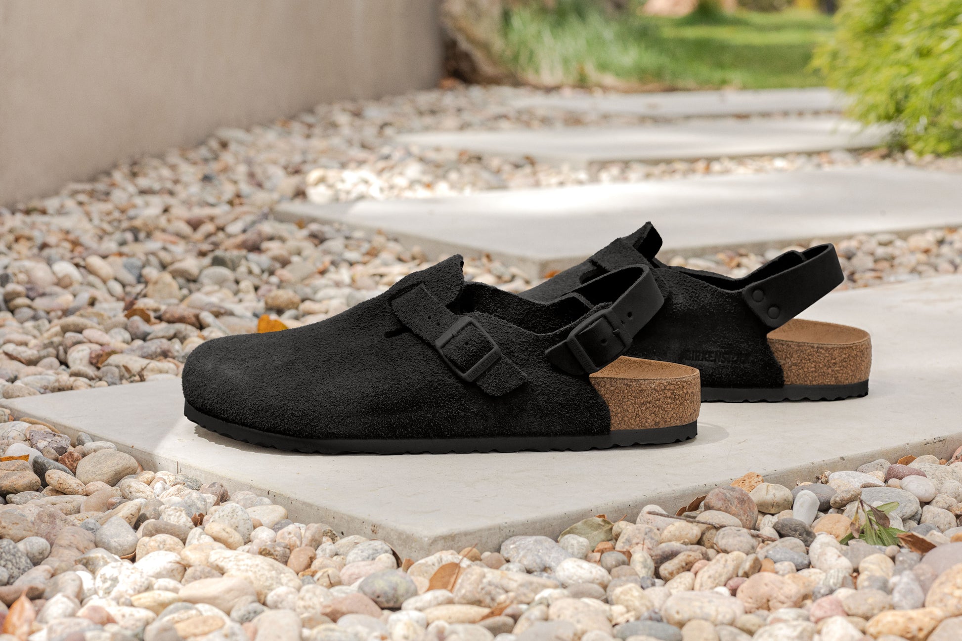 Birkenstock Tokio Black Suede Leather Regular - 1028337 | Blue Heeler Boots