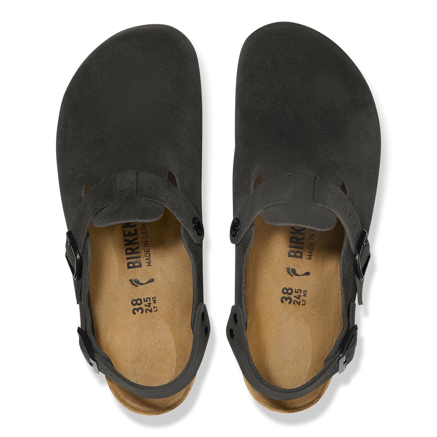 Birkenstock Tokio Black Suede Leather Regular - 1028337 | Blue Heeler Boots