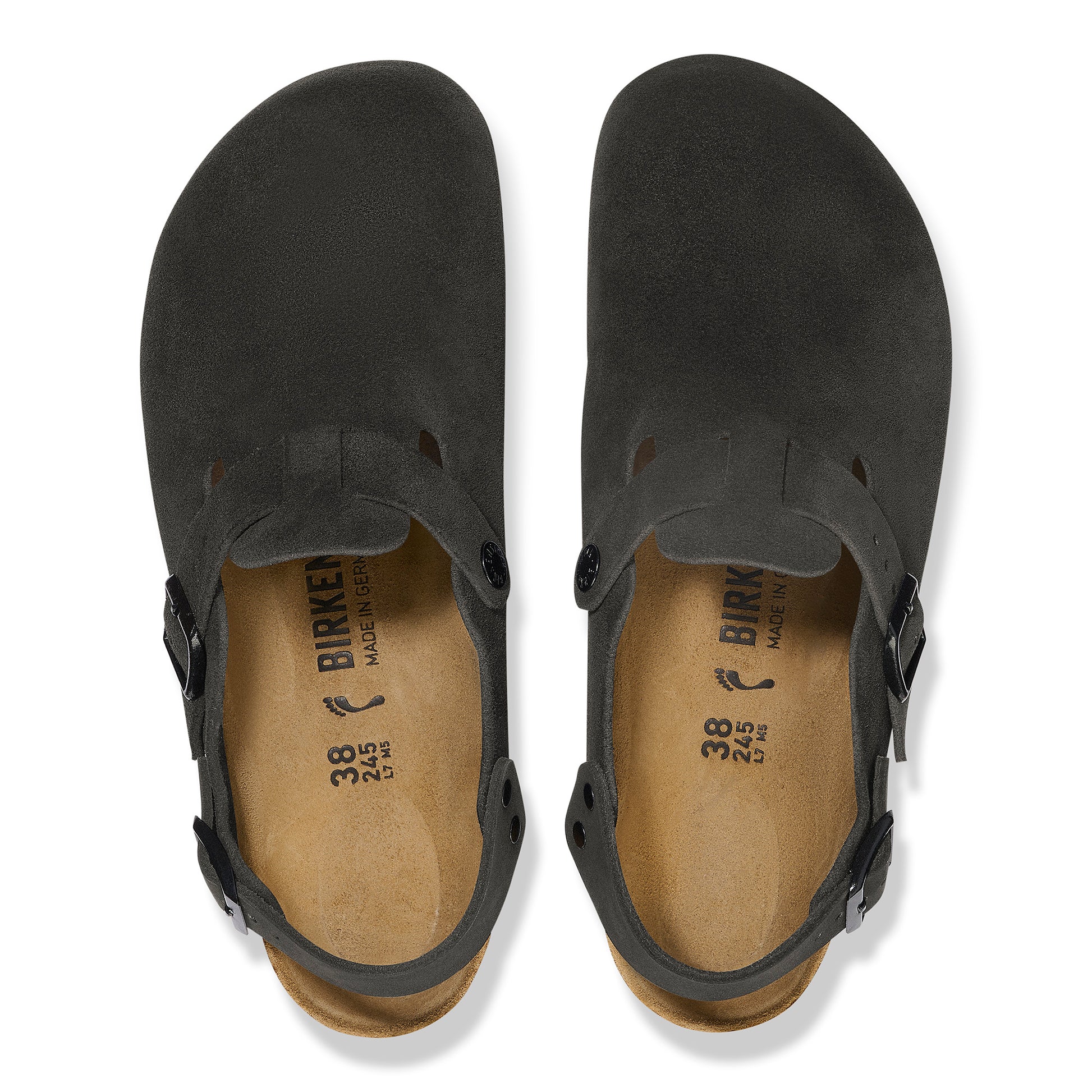 Birkenstock Tokio Black Suede Leather Regular - 1028337 | Blue Heeler Boots