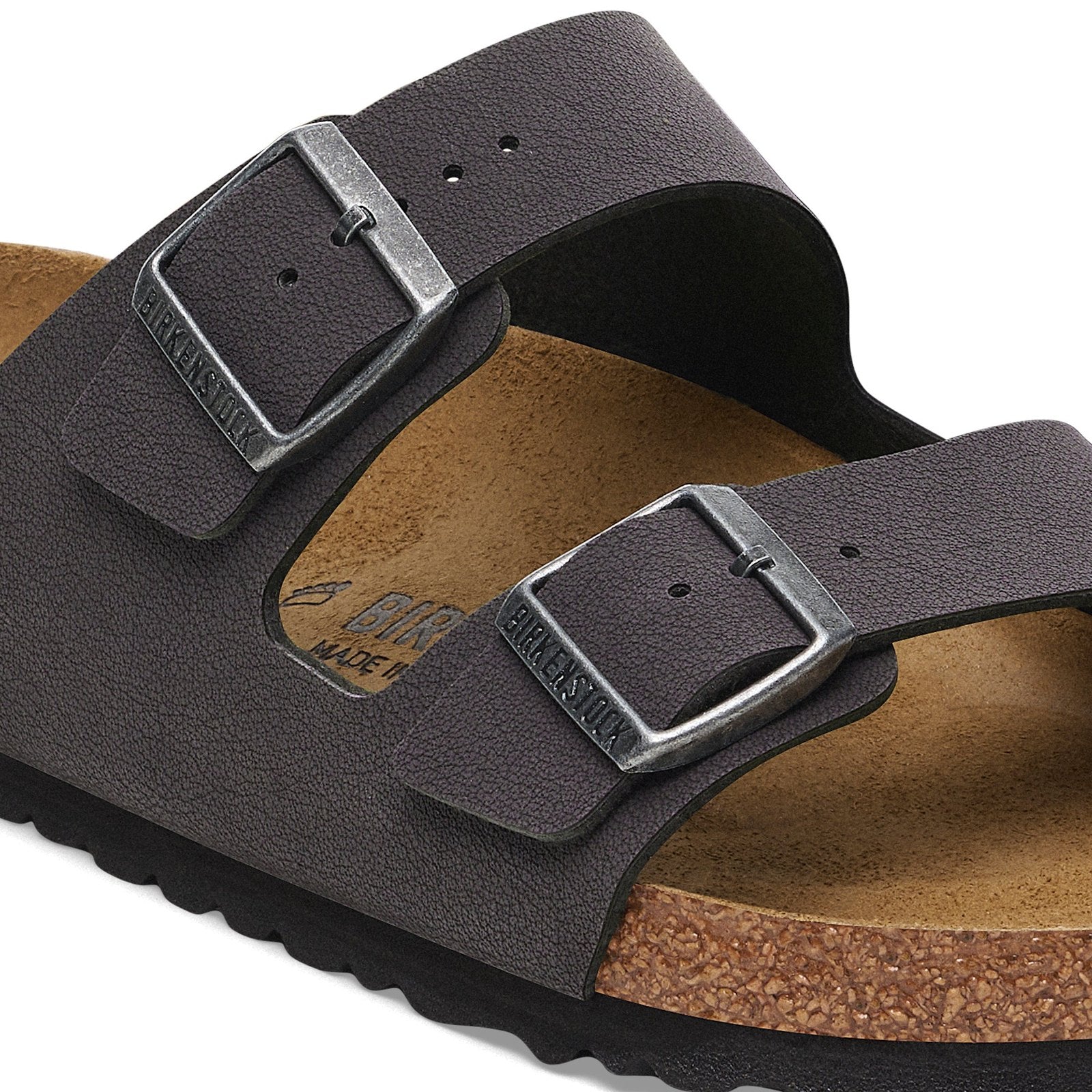 Birkenstock Arizona Velvet Grey BirkiBuc Regular - 1029134 | Blue Heeler Boots