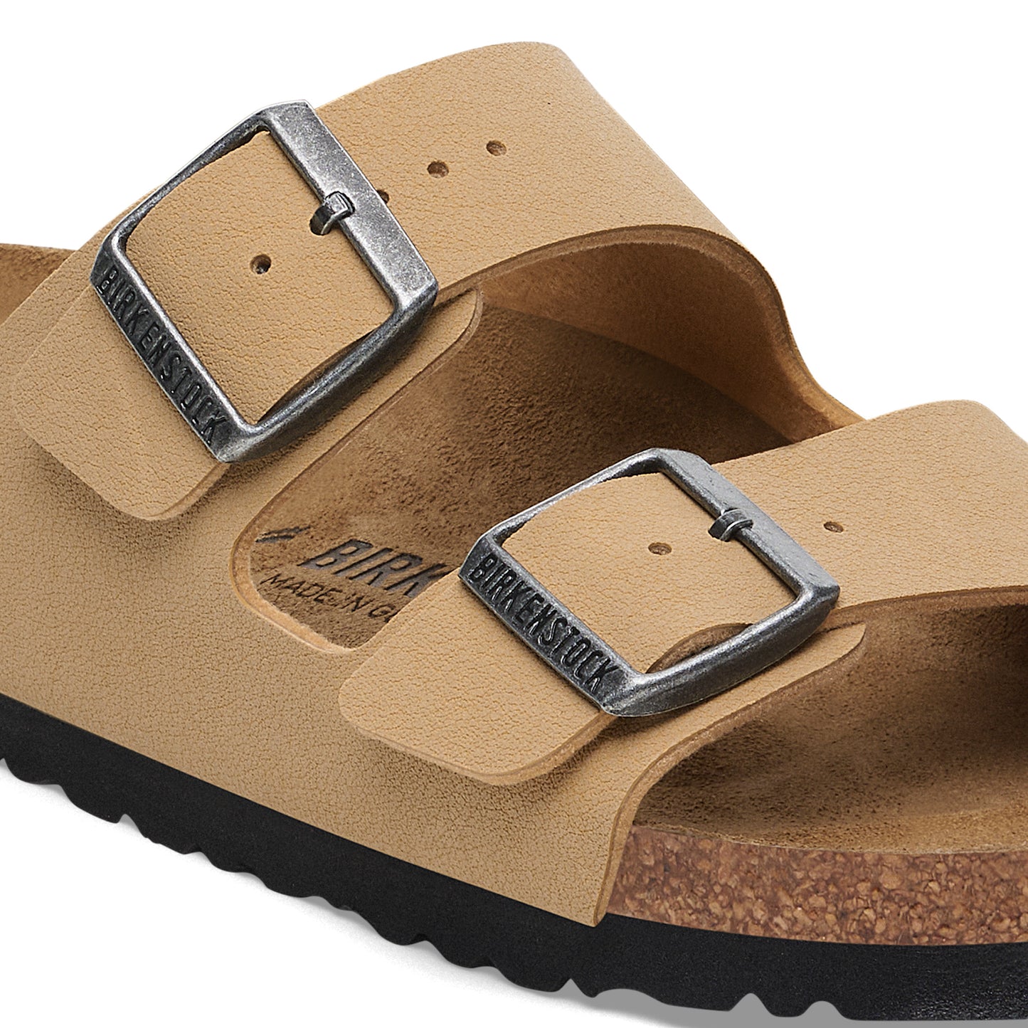 Birkenstock Arizona Latte Cream BirkiBuc Regular - 1029170 | Blue Heeler Boots