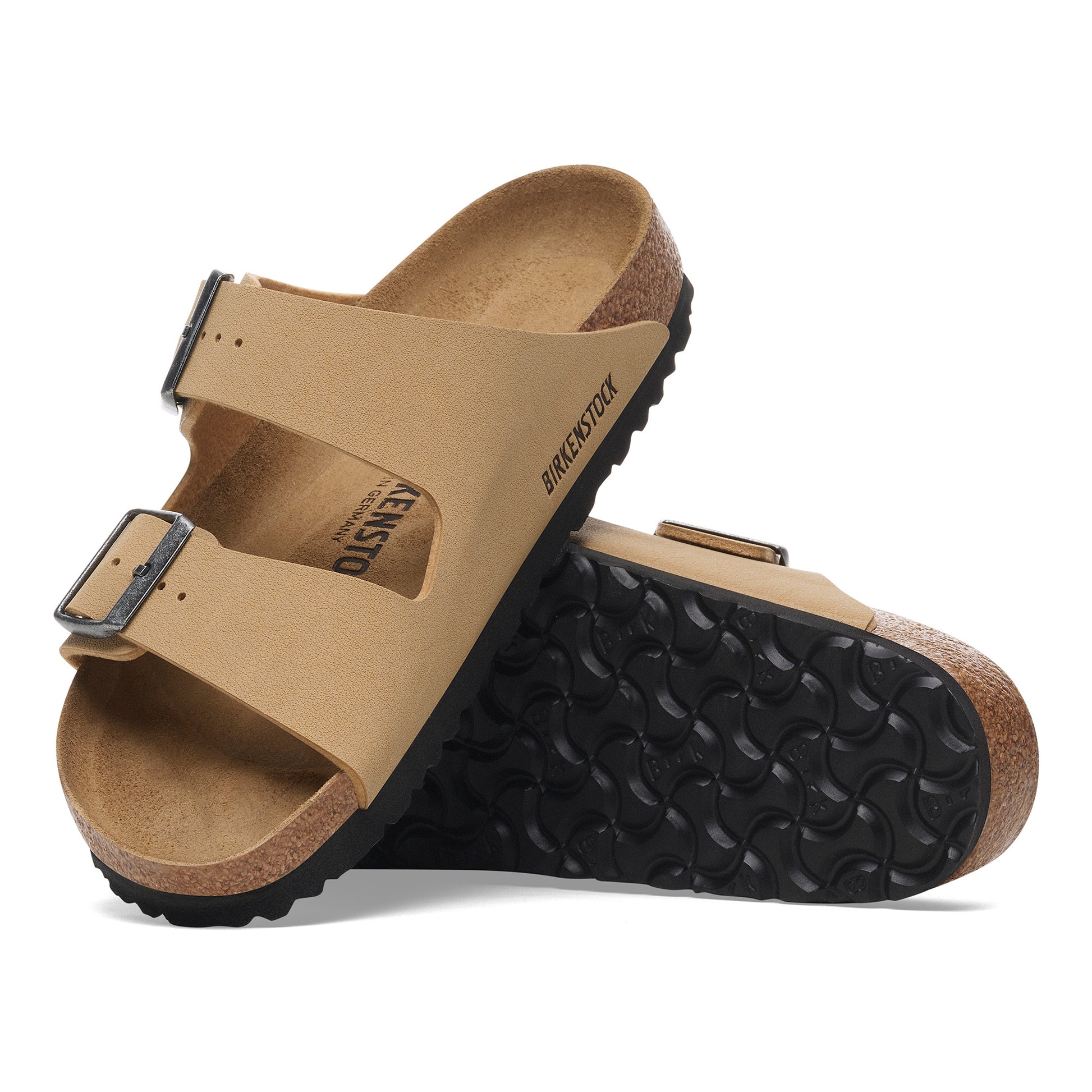 Birkenstock Arizona Latte Cream BirkiBuc Regular - 1029170 | Blue Heeler Boots