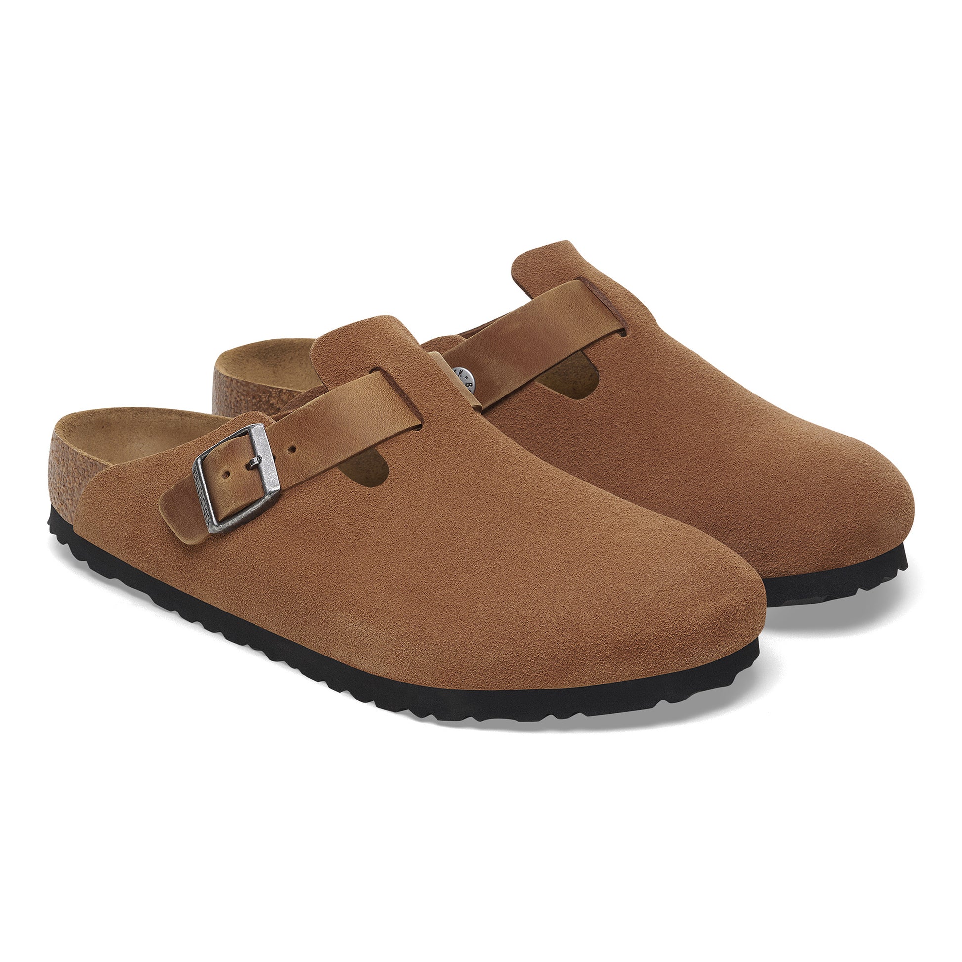 Birkenstock Boston Cognac Oiled/Suede Leather Regular - 1029185 | Blue Heeler Boots