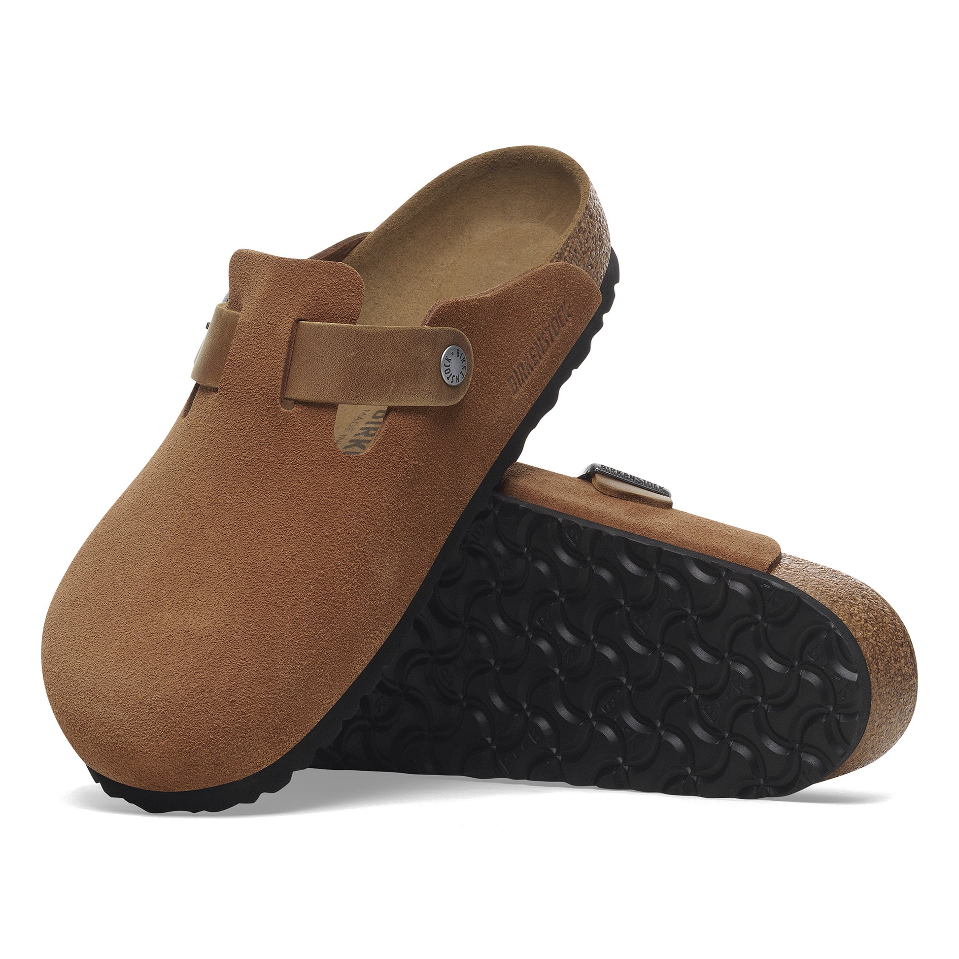 Birkenstock Boston Cognac Oiled/Suede Leather Regular - 1029185 | Blue Heeler Boots