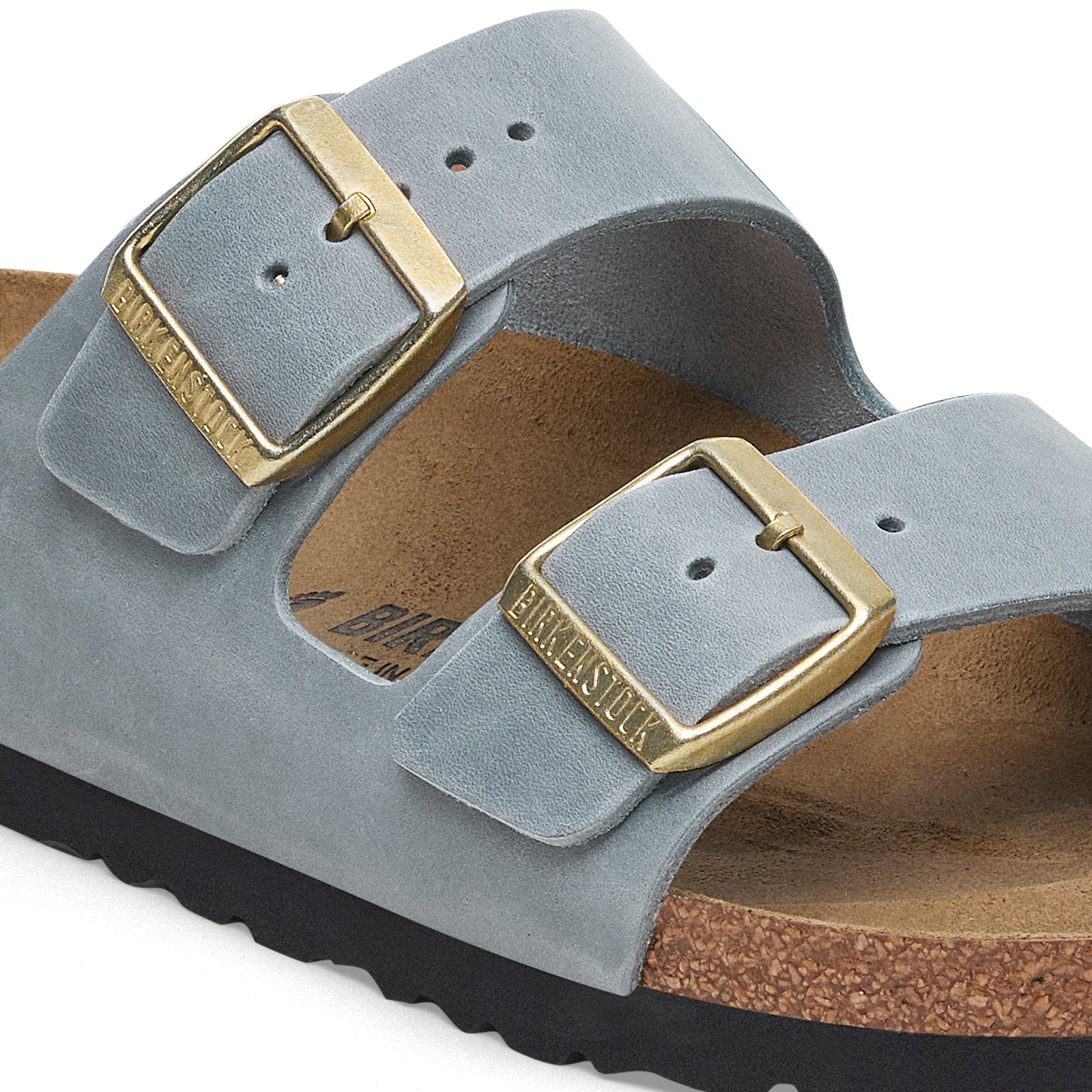 Birkenstock Arizona Basalt Grey Oiled Leather Narrow - 1029253 | Blue Heeler Boots