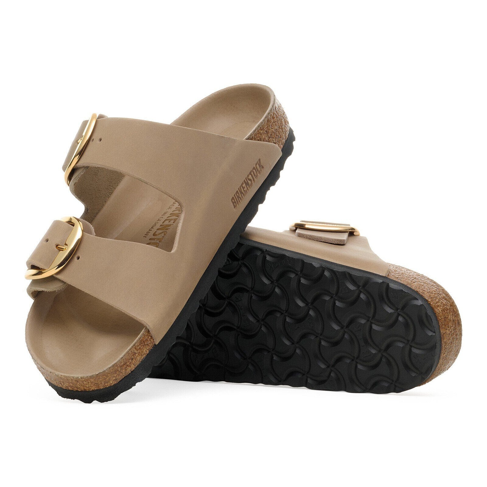 Birkenstock Arizona Big Buckle Tobacco Brown Oiled Leather - sole detail