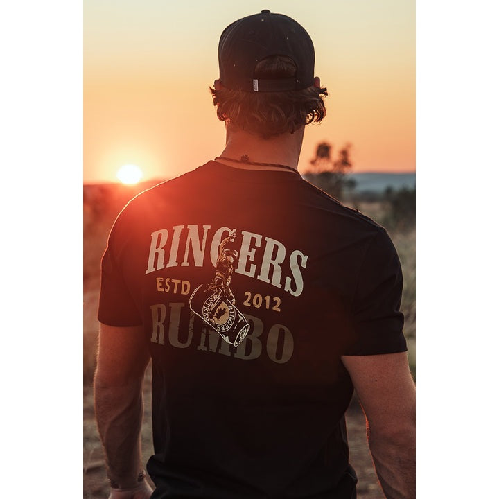 Ringers & Western Aint My First Rumbo Stock Fit T-Shirt - Black | Blue Heeler Boots