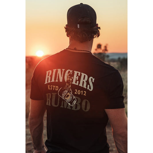 Ringers & Western Aint My First Rumbo Stock Fit T-Shirt - Black | Blue Heeler Boots