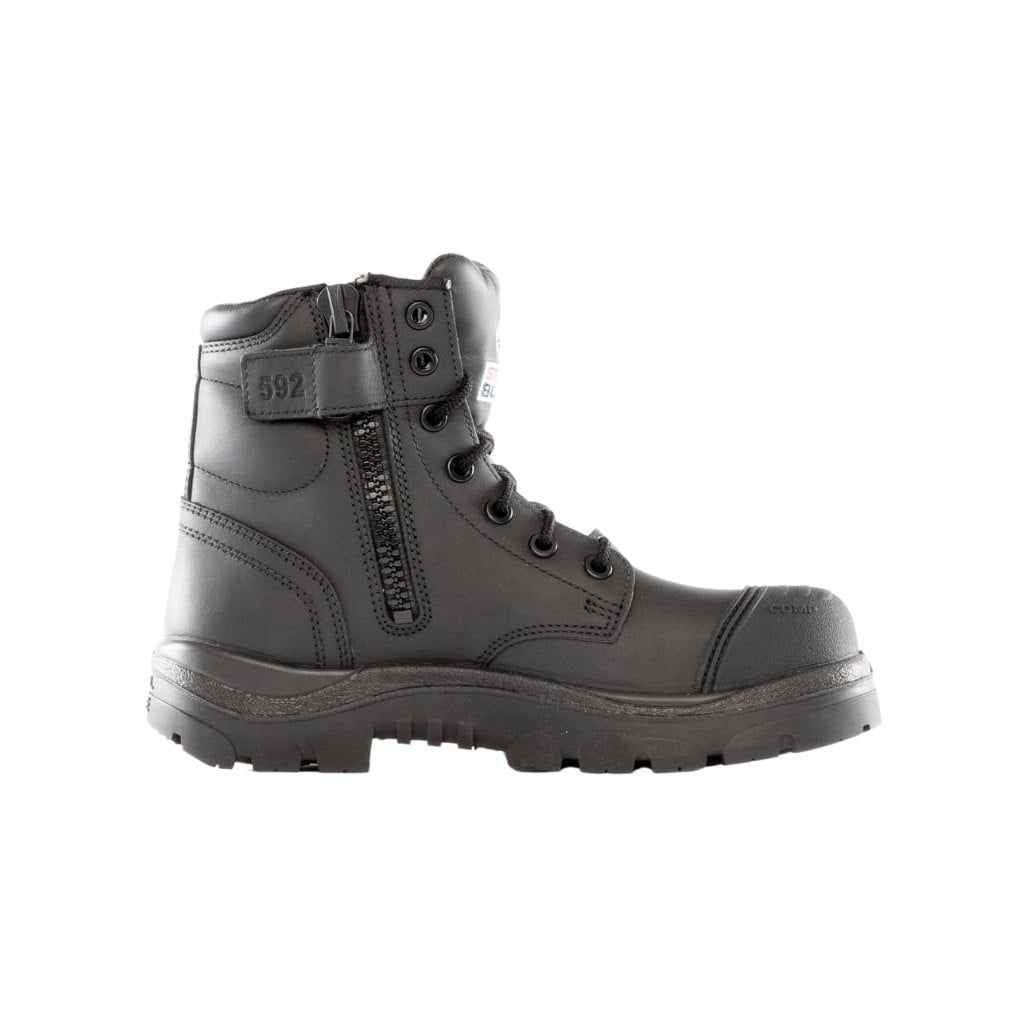 Steel Blue Argyle Zip Scuff Composite - 318592 | Blue Heeler Boots