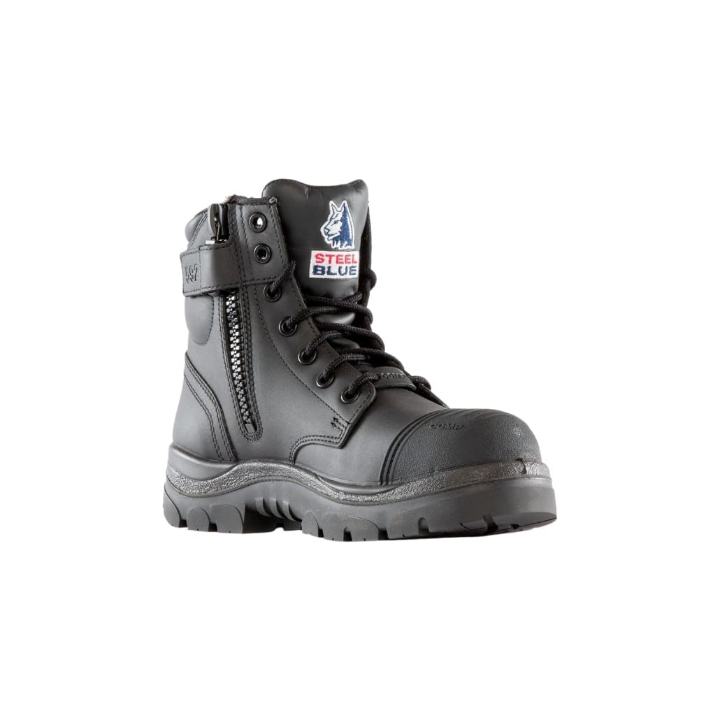 Steel Blue Argyle Zip Scuff Composite - 318592 | Blue Heeler Boots