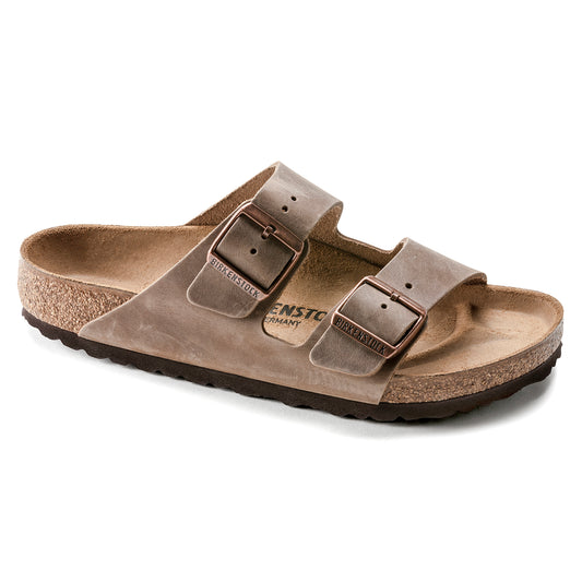 Birkenstock Arizona Tabacco Brown Oiled Leather Regular - 352201 | Blue Heeler Boots