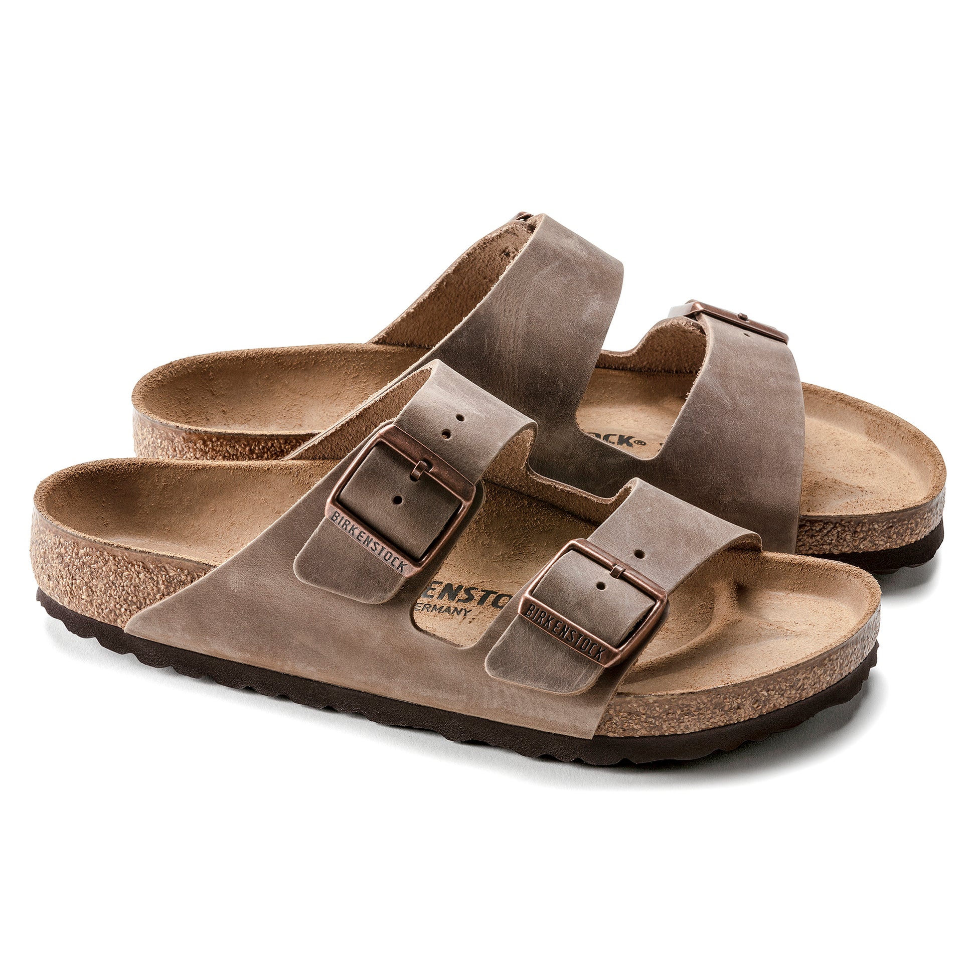 Birkenstock Arizona Tabacco Brown Oiled Leather Regular - 352201 | Blue Heeler Boots