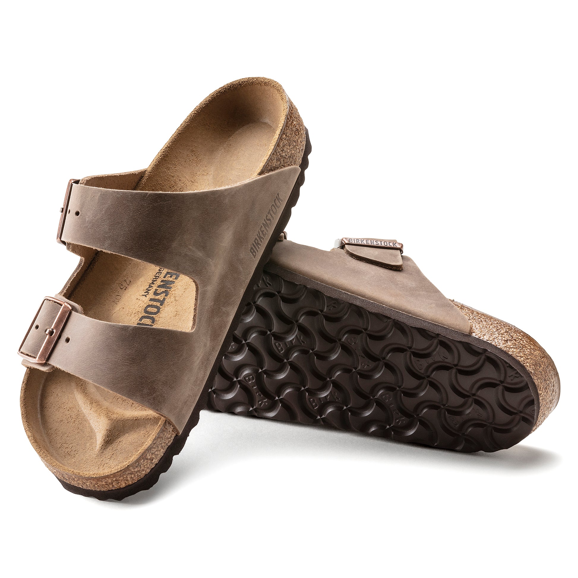 Birkenstock Arizona Tabacco Brown Oiled Leather Regular - 352201 | Blue Heeler Boots