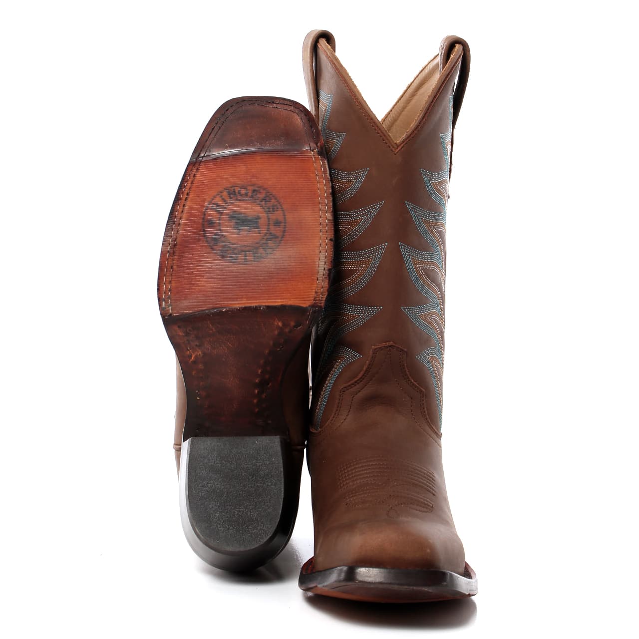 Ringers & Western Longreach Womens Cuban Heel Boot Tan - 519250104 | Blue Heeler Boots