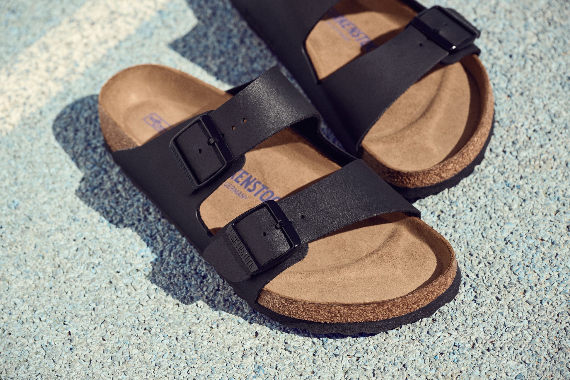 Birkenstock Arizona SFB Black Birko-Flor Narrow - 551253 | Blue Heeler Boots