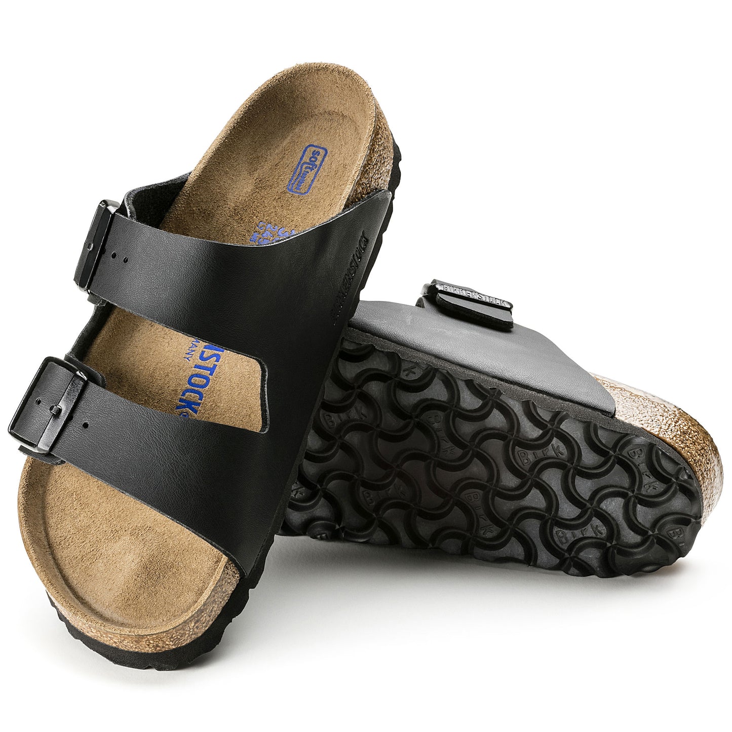 Birkenstock Arizona SFB Black Birko-Flor Narrow - 551253 | Blue Heeler Boots