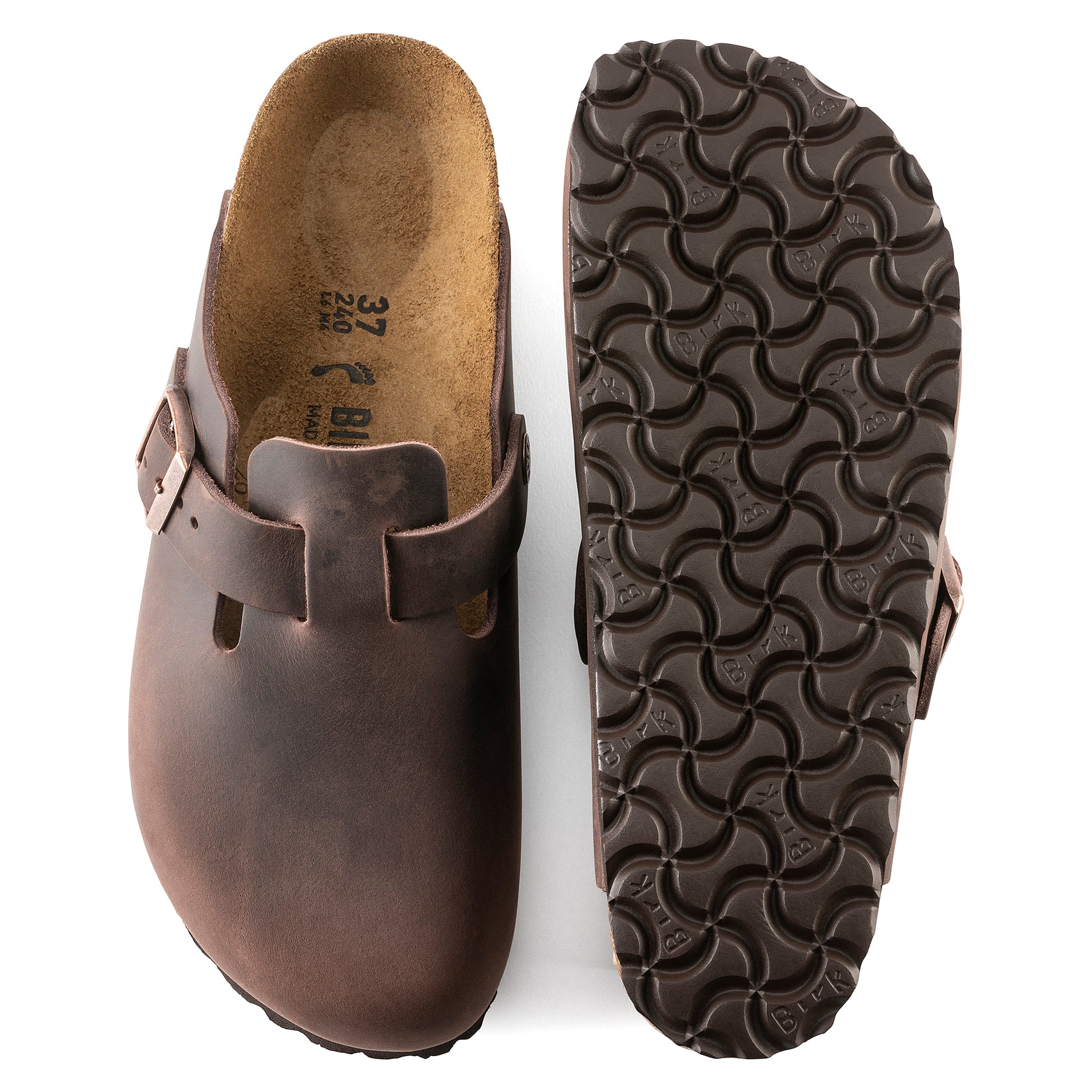 Birkenstock Boston Habana Oiled Leather Regular - 860131 | Blue Heeler Boots