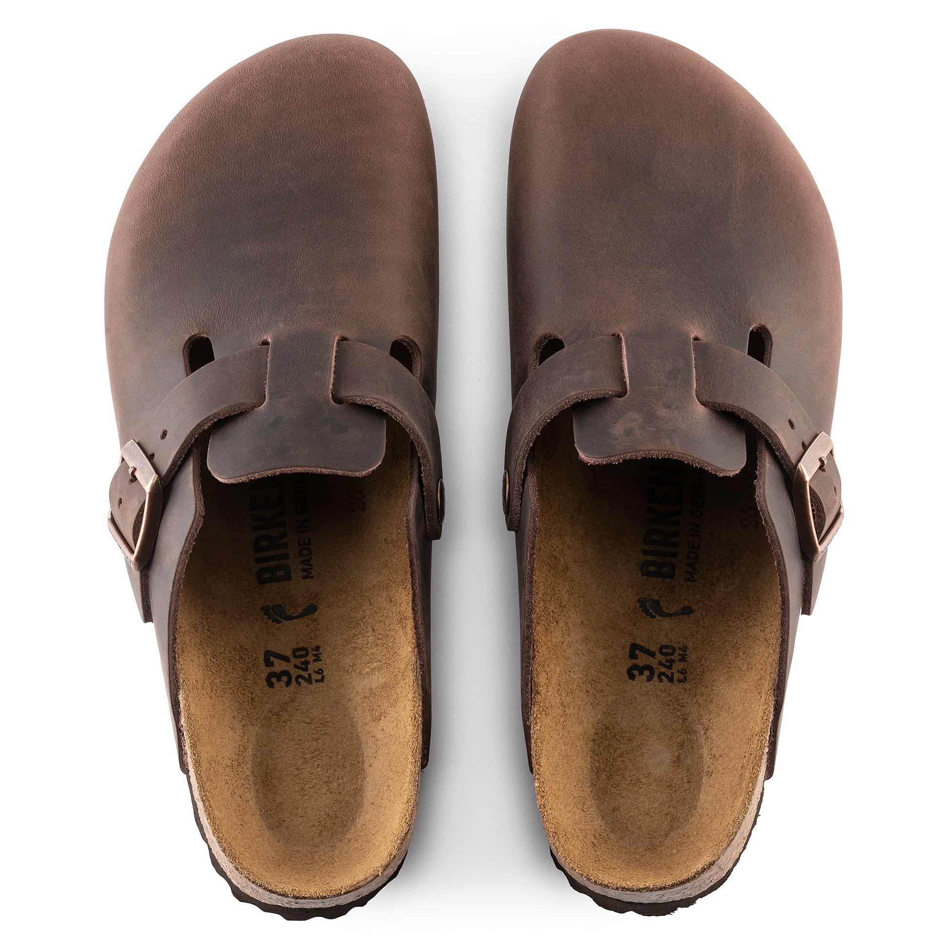 Birkenstock Boston Habana Oiled Leather Regular - 860131 | Blue Heeler Boots