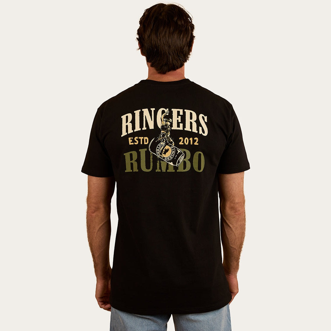 Ringers & Western Aint My First Rumbo Stock Fit T-Shirt - Black | Blue Heeler Boots