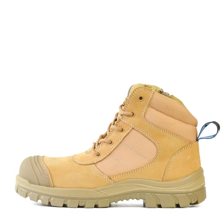 Bata Zippy Zip/Lace Safety Boot - 804-88841 blue-heeler-boots