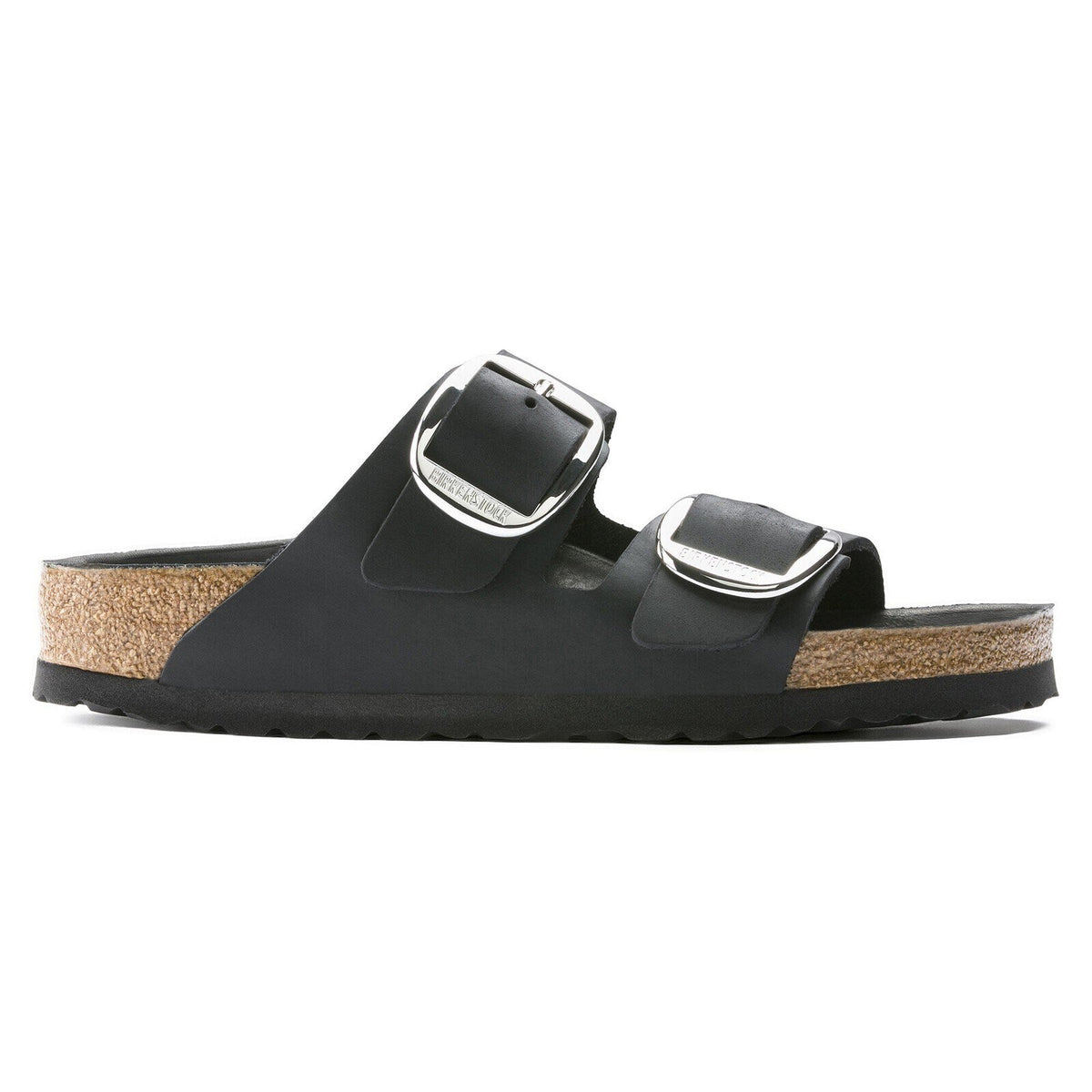 Birkenstock Arizona Big Buckle Black Oiled Leather - side view