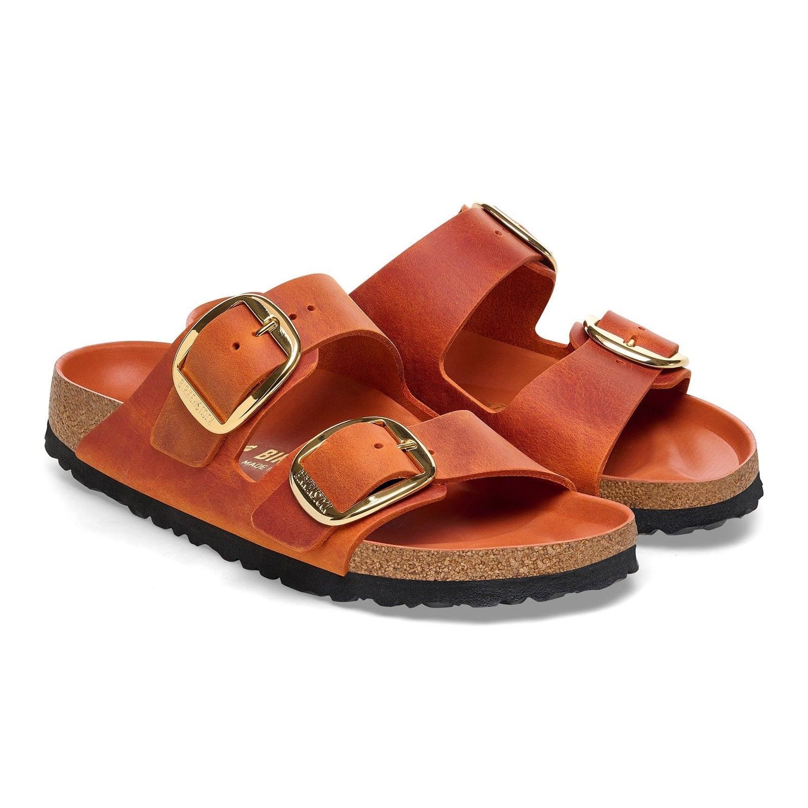 Birkenstock Arizona Big Buckle Burnt Orange Oiled Leather Regular - 1026609 | Blue Heeler Boots