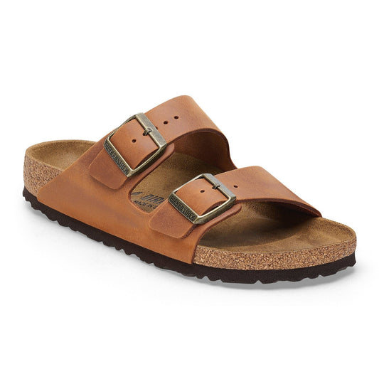 Birkenstock Arizona Cognac Oiled Leather Regular - 1028272 | Blue Heeler Boots