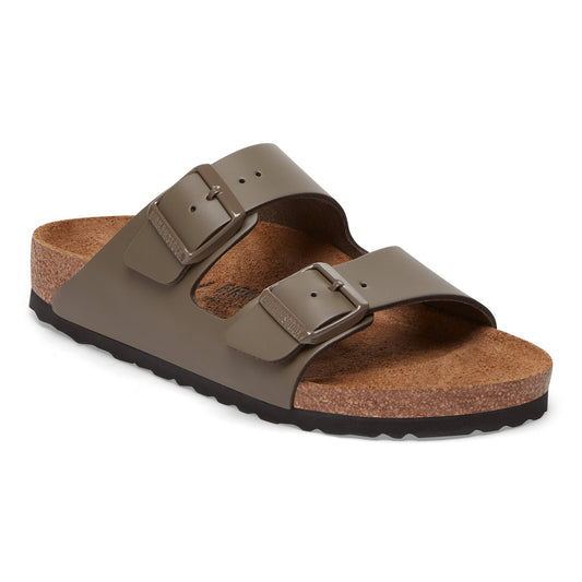 Birkenstock Arizona Concrete Grey Smooth Leather Regular - 1029153 | Blue Heeler Boots