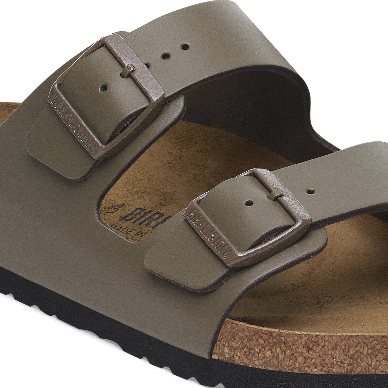Birkenstock Arizona Concrete Grey Smooth Leather Regular - 1029153 | Blue Heeler Boots