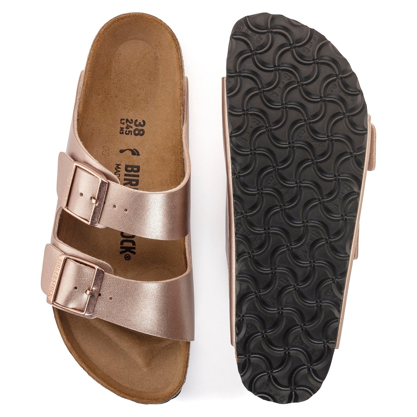 Birkenstock Arizona Copper Birko-Flor Narrow - 1023960 | Blue Heeler Boots