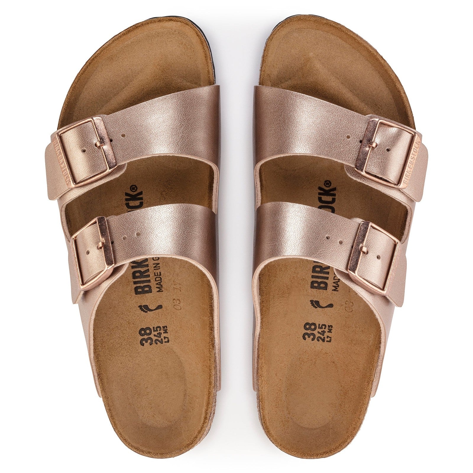Birkenstock Arizona Copper Birko-Flor Regular - 1023942 | Blue Heeler Boots