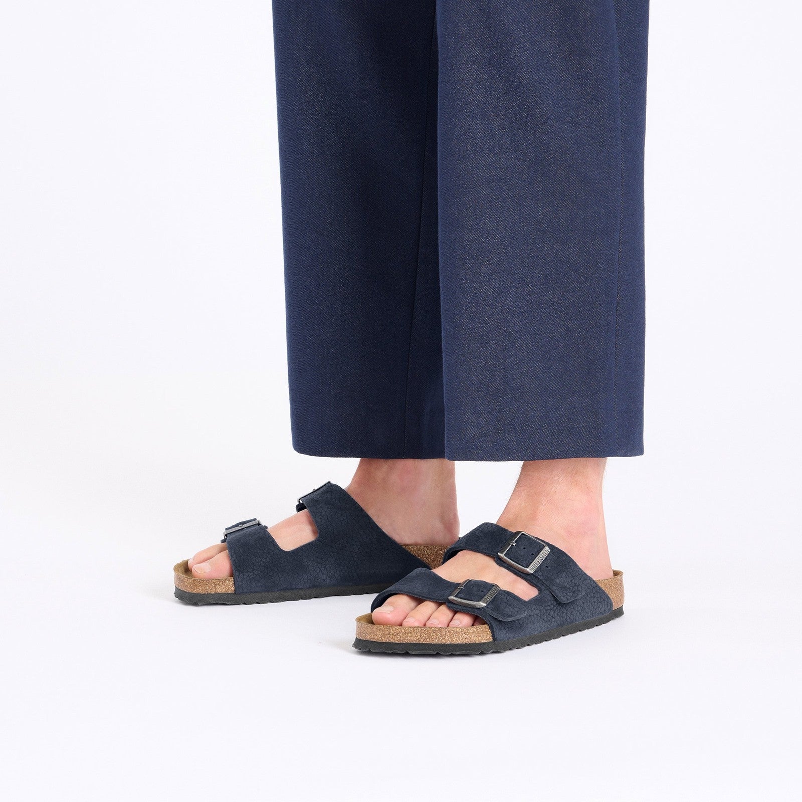 Birkenstock Arizona Desert Buck Midnight Nubuck Leather Regular - 1028095 | Blue Heeler Boots