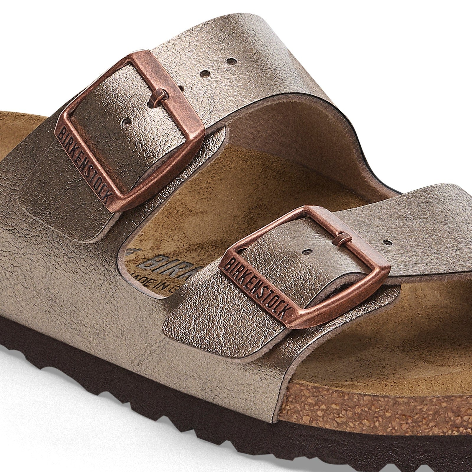 Birkenstock Arizona Graceful Taupe Birko-Flor Narrow - 1029439 | Blue Heeler Boots