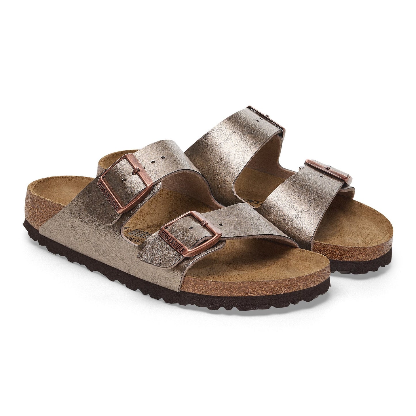Birkenstock Arizona Graceful Taupe Birko-Flor Narrow - 1029439 | Blue Heeler Boots