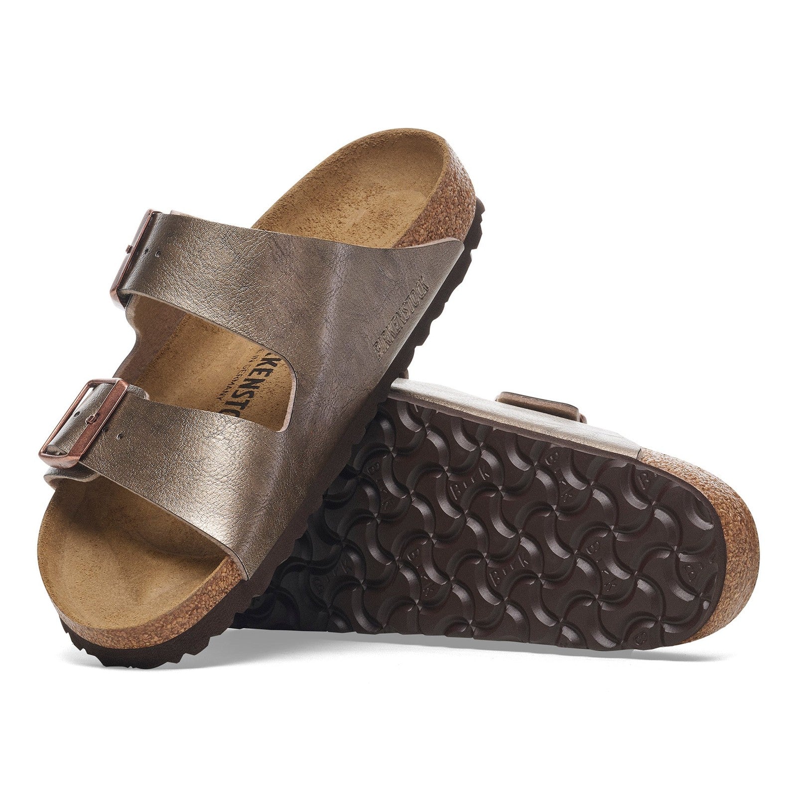 Birkenstock Arizona Graceful Taupe Birko-Flor Narrow - 1029439 | Blue Heeler Boots