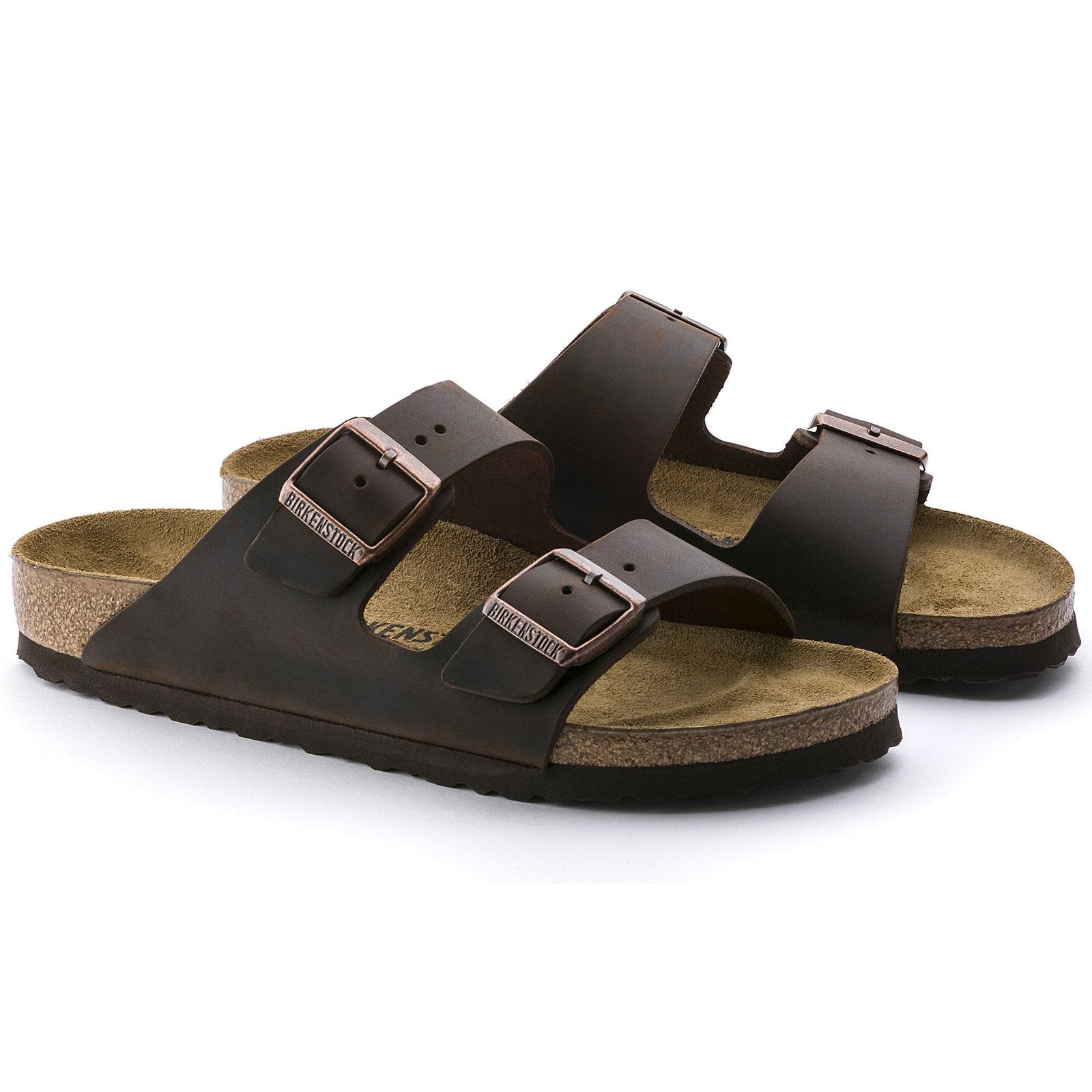 Birkenstock Arizona Habana Oiled Leather Narrow - 052533 | Blue Heeler Boots