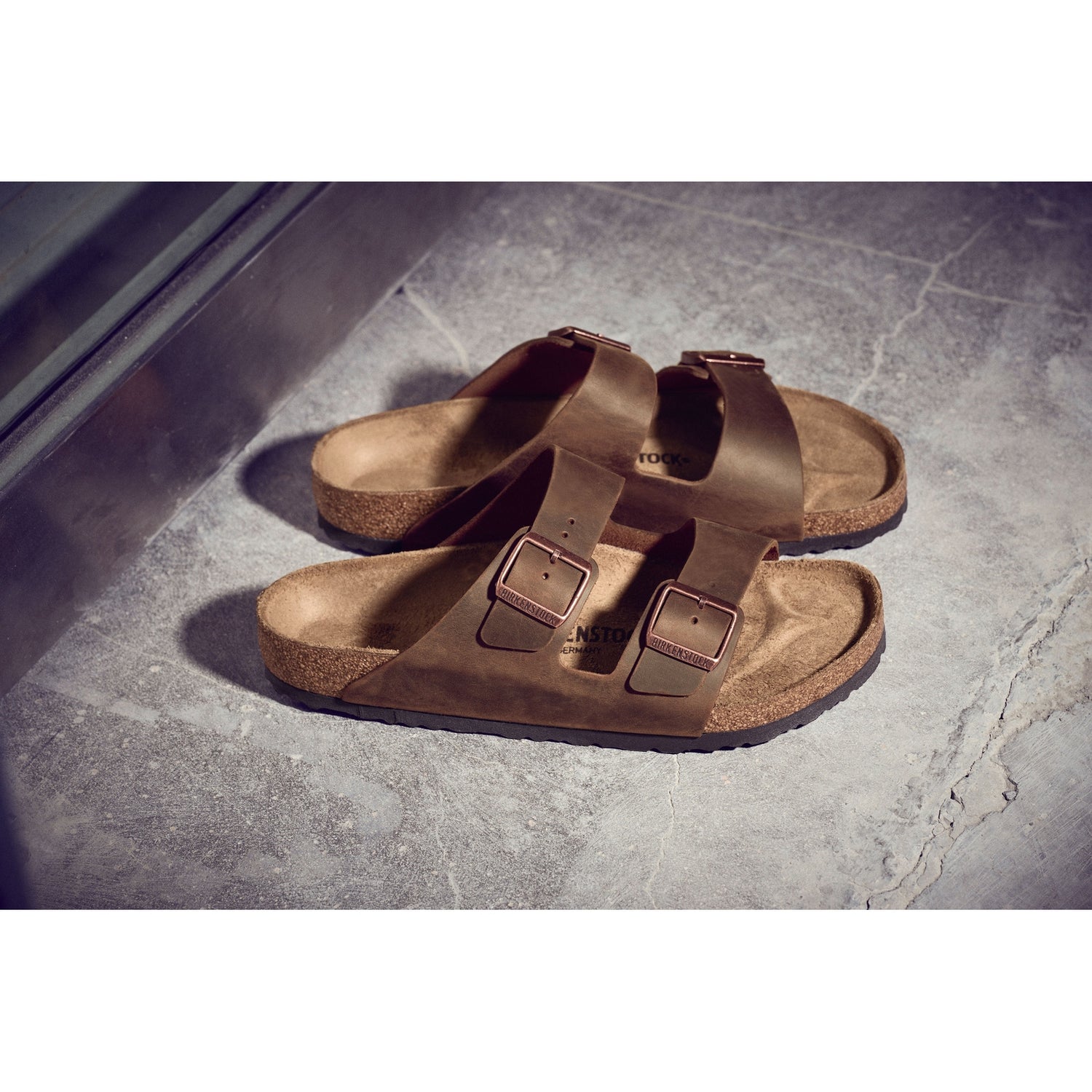 Birkenstock Arizona Habana Oiled Leather Narrow - 052533 | Blue Heeler Boots