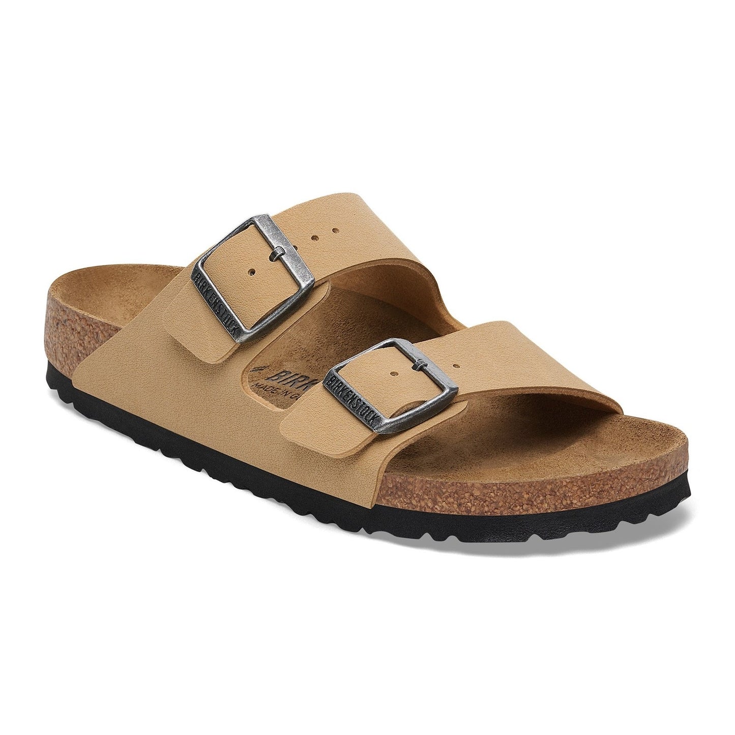 Birkenstock Arizona Latte Cream BirkiBuc Regular - 1029170 | Blue Heeler Boots
