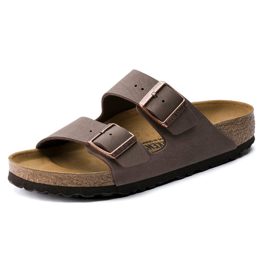 Birkenstock Arizona Mocca BirkiBuc Narrow - 151183 | Blue Heeler Boots