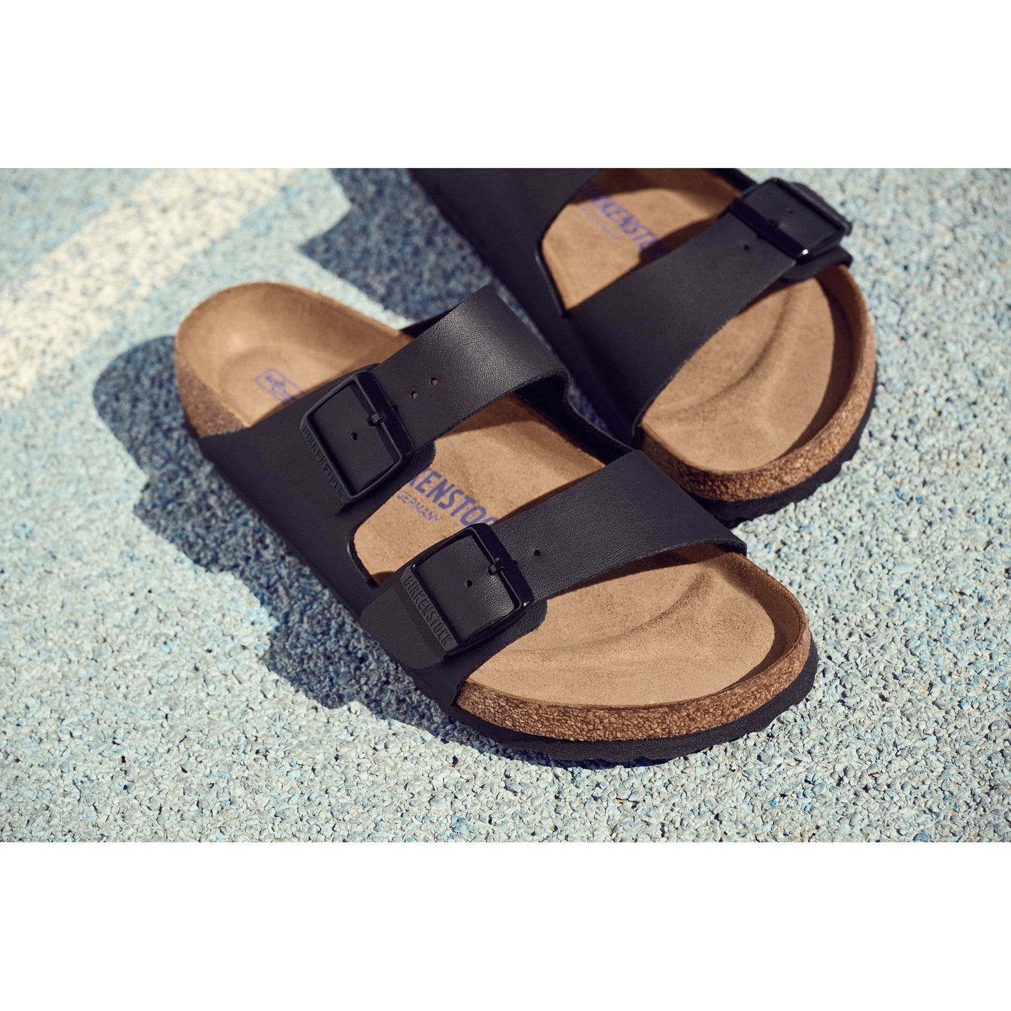 Birkenstock Arizona SFB Black Birko-Flor Regular - 551251 | Blue Heeler Boots
