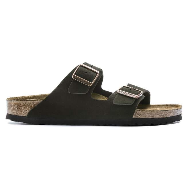 Birkenstock Arizona SFB Mocca Suede Leather Regular - 951311 | Blue Heeler Boots
