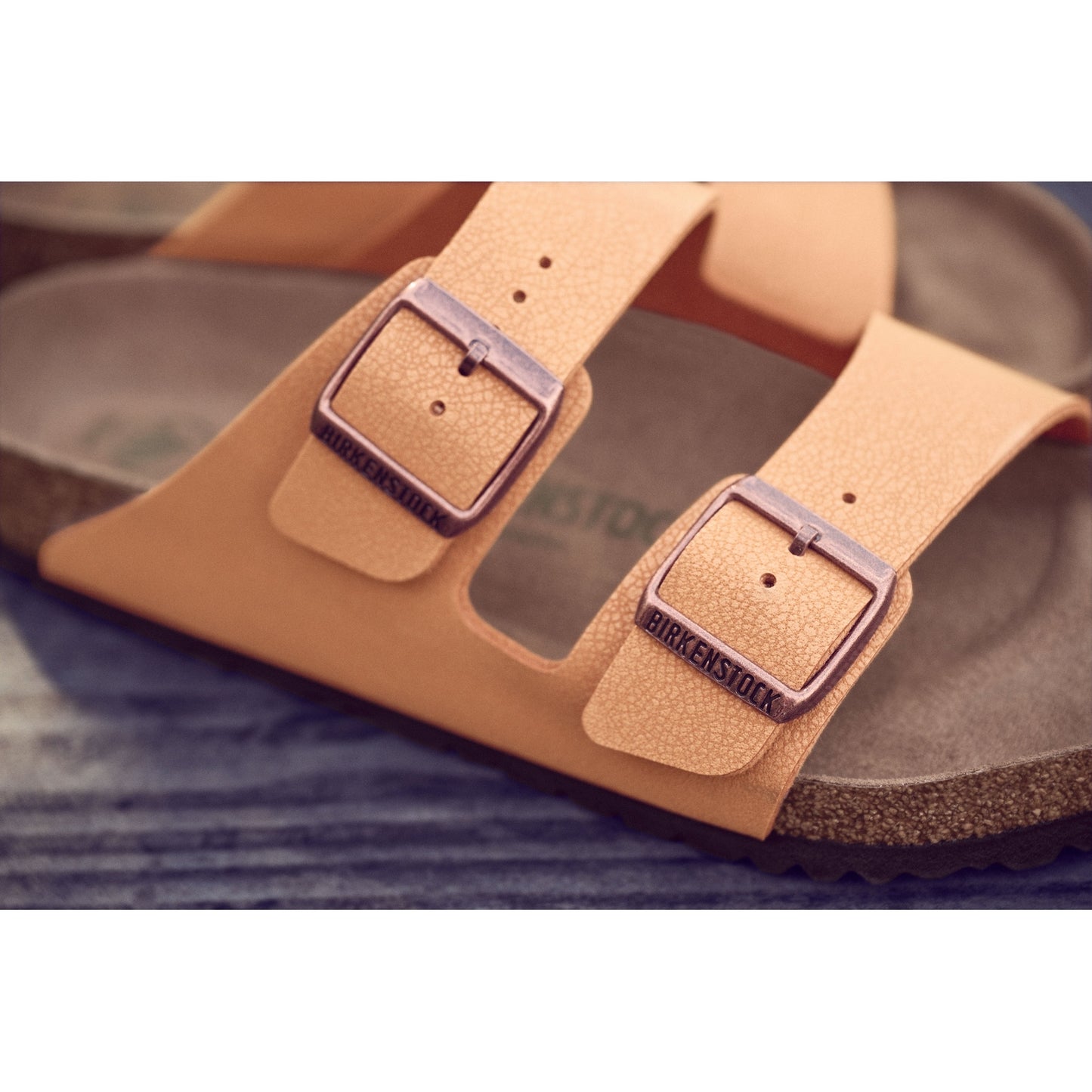 Birkenstock Arizona Vegan Pecan BirkiBuc Regular - 1025006 | Blue Heeler Boots